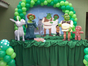 Decoração de festa infantil - Shrek