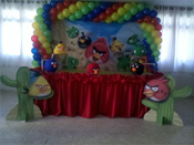 Decoração de festa infantil - Angry Birds